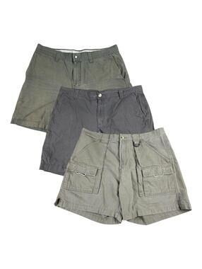 Columbia PFG Cargo Utility Shorts Lot Canvas Mens 36 Outdoor Hiking (3 Pair)